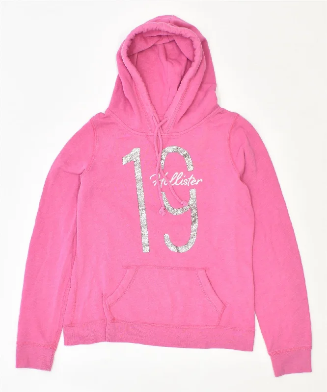 Big Savings high-quality hoodieHOLLISTER Womens Graphic Hoodie Jumper UK 14 Medium Pink Cotton Big Savings high-quality hoodieHOLLISTER Womens Graphic Hoodie Jumper UK 14 Medium Pink Cotton