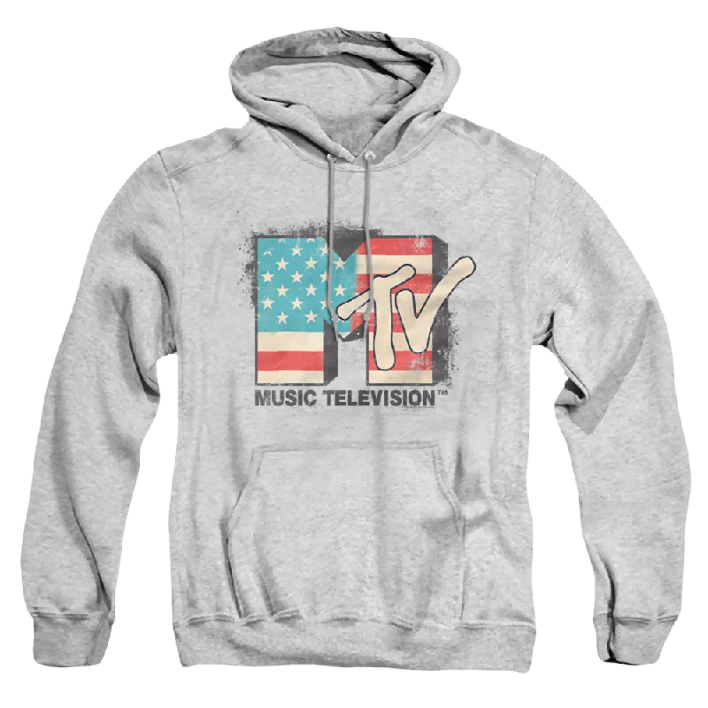 Limited Availability minimal hoodieMTV American Logo - Pullover Hoodie