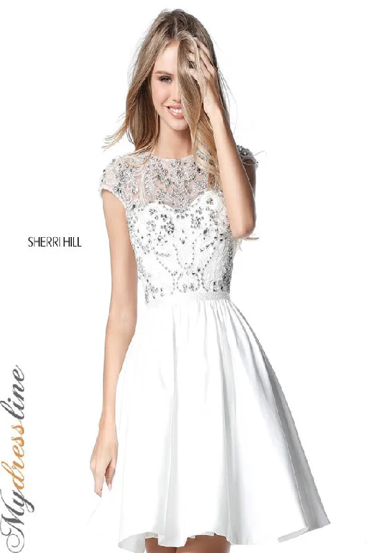 Online Exclusive one-shoulder dressSherri Hill 51515