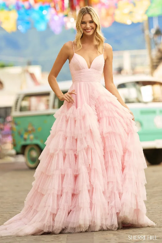 Can't Miss velvet dressSherri Hill 55461