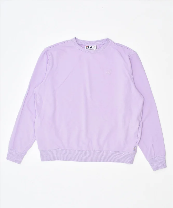 Incredible Offers versatile hoodieFILA Womens Crew Neck Jumper Sweater UK 18 XL Purple Cotton Incredible Offers versatile hoodieFILA Womens Crew Neck Jumper Sweater UK 18 XL Purple Cotton
