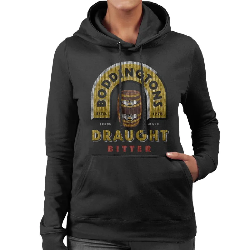 cozy hooded sweatshirtBoddingtons Christmas Draught Bitter Women's Hooded Sweatshirt