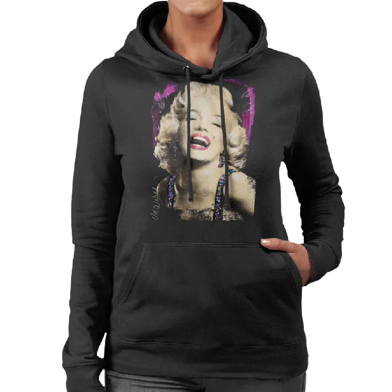 Clearance Items stylish training hoodieSidney Maurer Original Portrait Of Marilyn Monroe Pink Lips Women's Hooded Sweatshirt Clearance Items stylish training hoodieSidney Maurer Original Portrait Of Marilyn Monroe Pink Lips Women's Hooded Sweatshirt