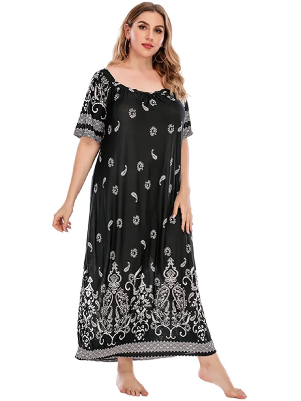 lace dressKittenAlarm - Plus size Print Pullover Dress Tee Dress