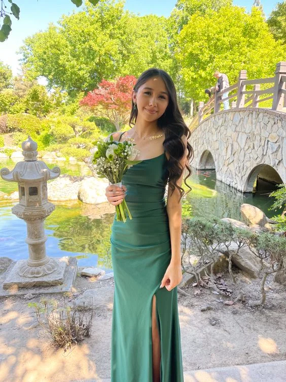 Special Savings lace dressSimple Green Empire Long Prom Dress Party Dress,DP779