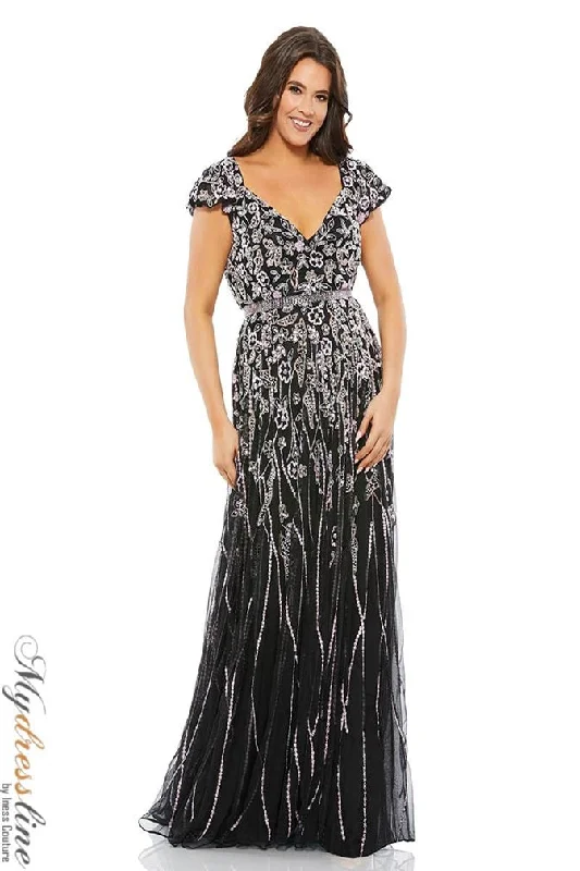 Limited Availability one-shoulder dressMac Duggal 5353