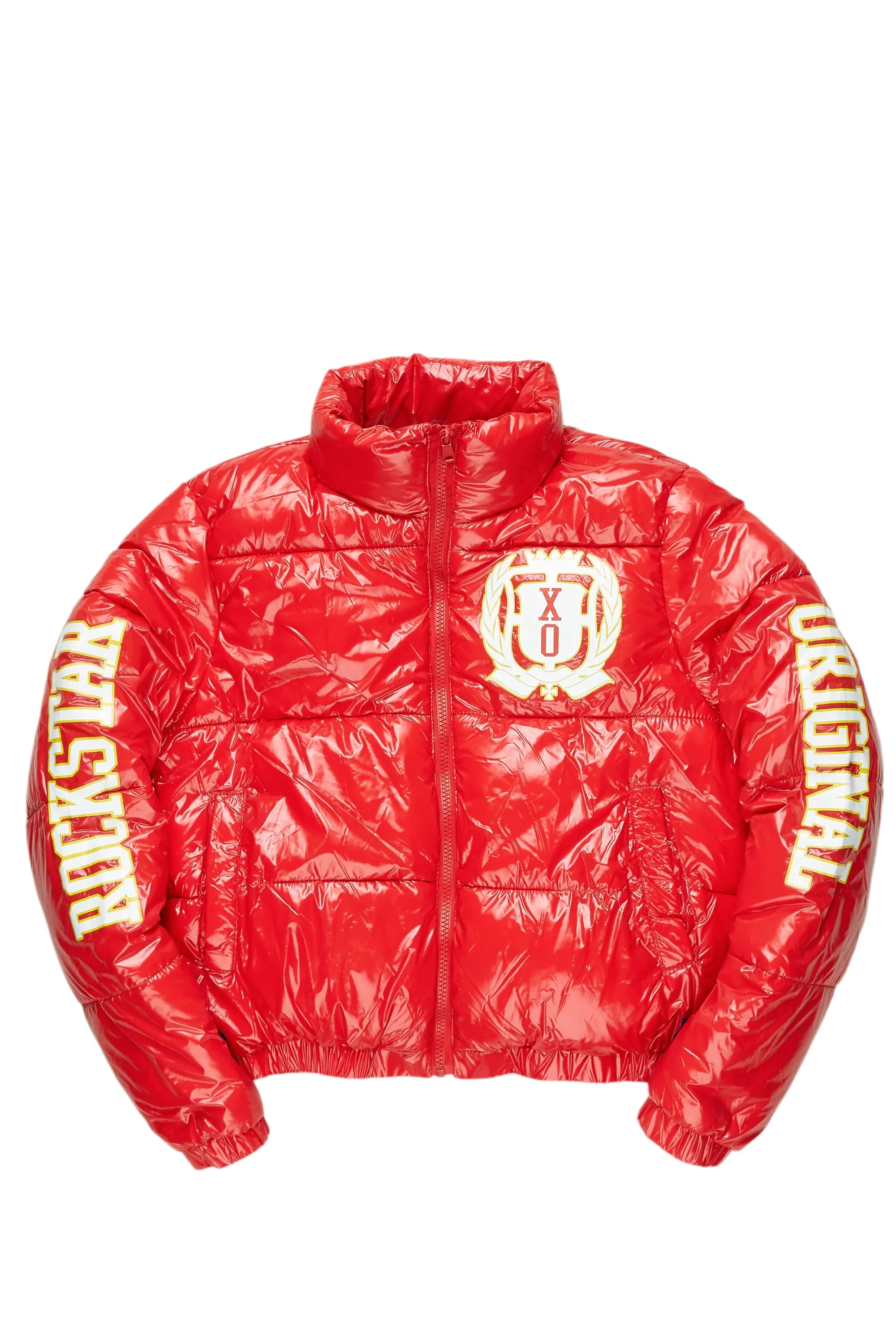 Bargain Prices Jaclyn Red Puffer Jacket