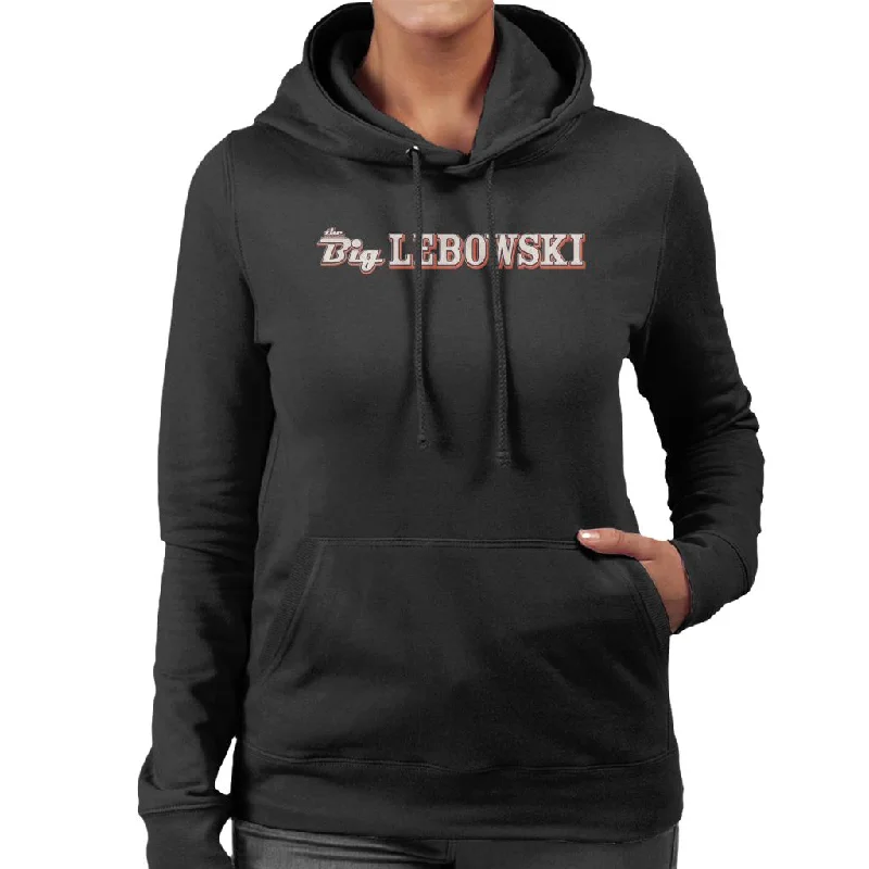 Deal Alert minimalist hoodieThe Big Lebowski Text Logo Women's Hooded Sweatshirt