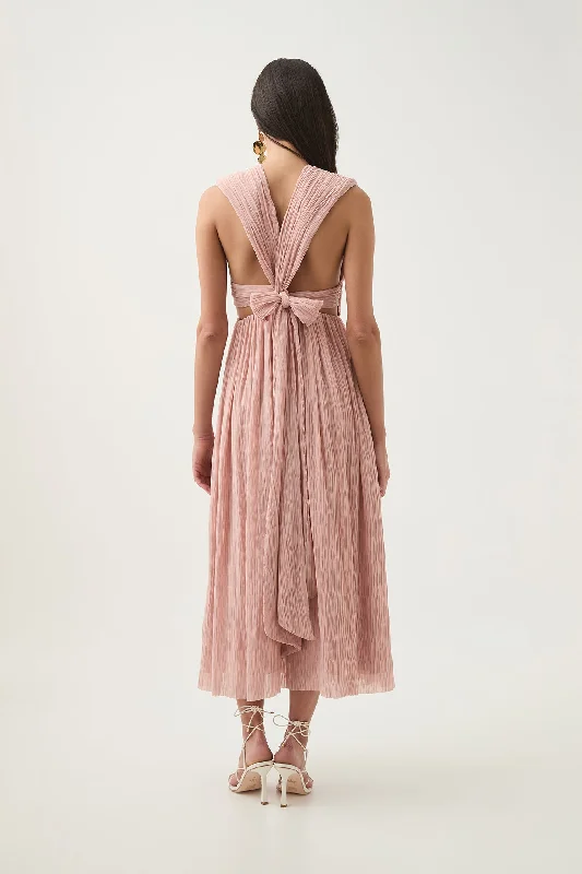 sleeveless dressBecoming Bow Back Midi Dress