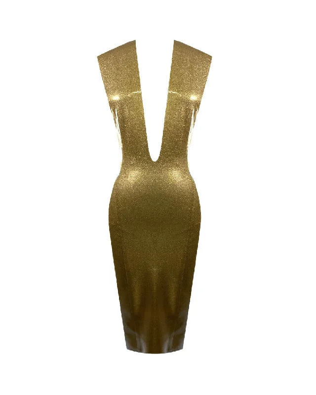 Daily Specials Print Plunge Dress