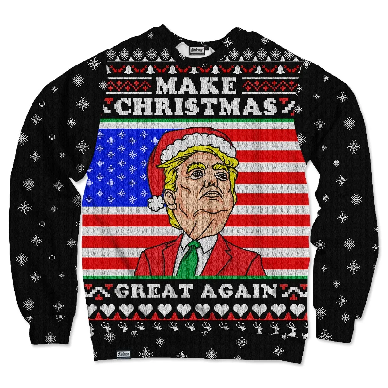 fashion gym hoodieMake Christmas  Great Again Unisex Sweatshirt