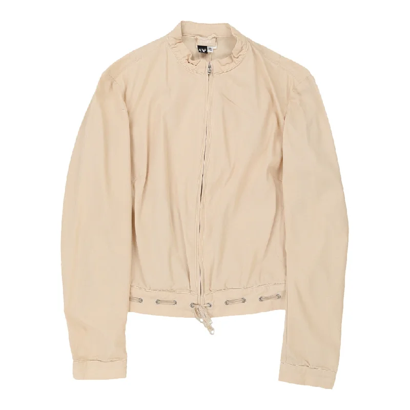Exclusive Offers Gianfranco Ferre Jeans Jacket - Small Beige Nylon