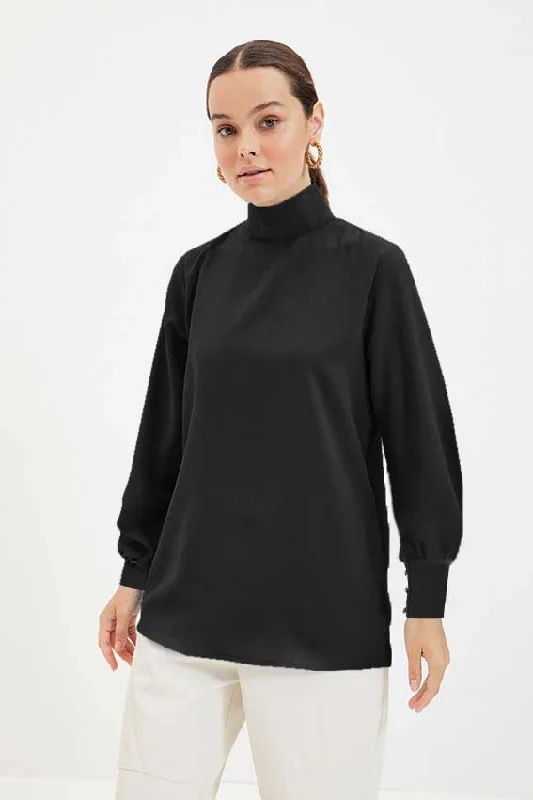Take Advantage East West  Women's Long Sleeves High Neck Sweatshirt