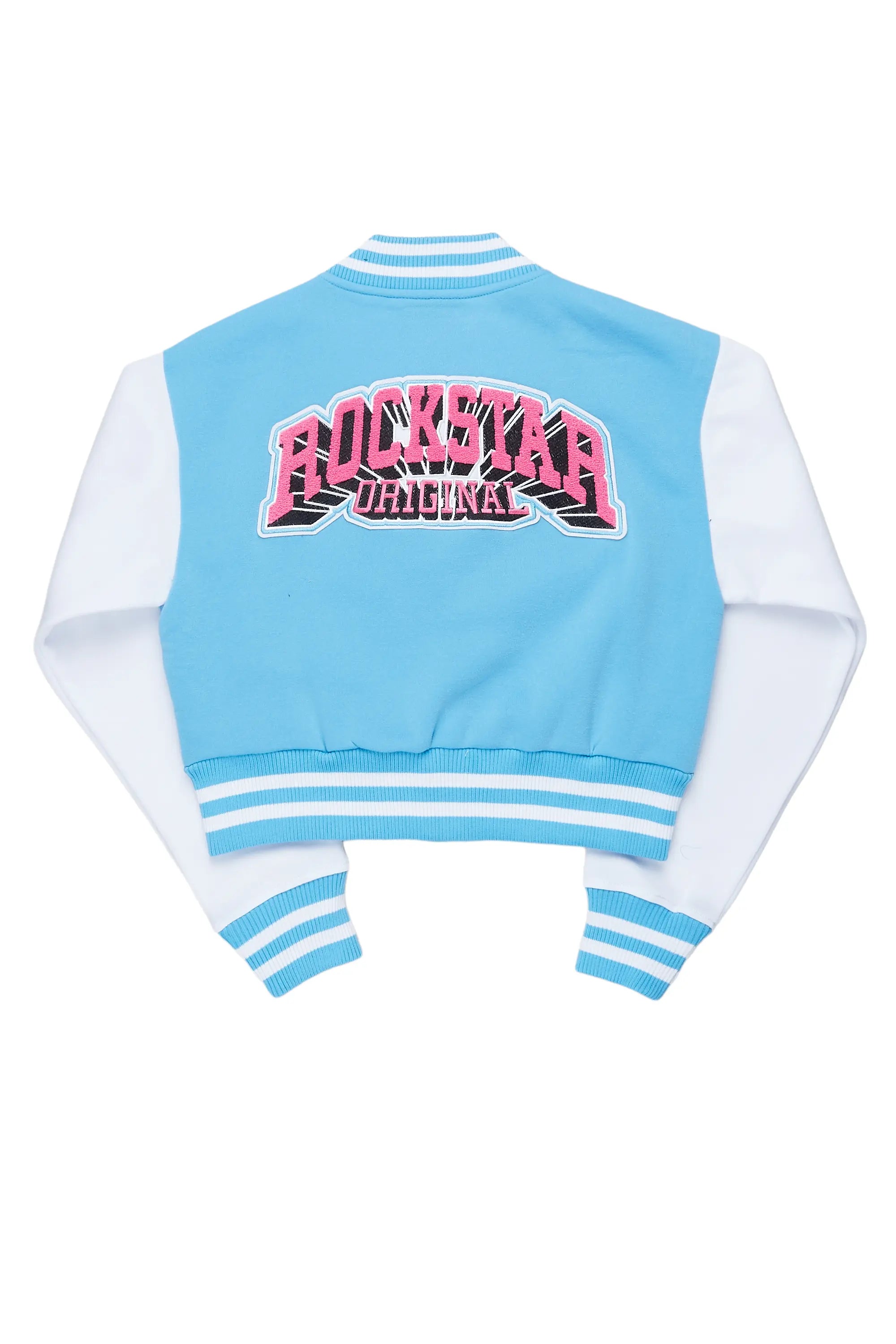 Seasonal Sale Gloria Blue Varsity Jacket