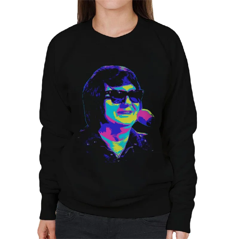 fashionable workout wearTV Times Roy Orbison Sunglasses Pop Art Stylised Women's Sweatshirt