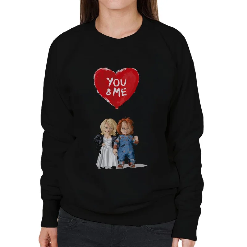 Year-End Sale zip-up gym hoodieChucky Tiffany Valentine You And Me Women's Sweatshirt Year-End Sale zip-up gym hoodieChucky Tiffany Valentine You And Me Women's Sweatshirt