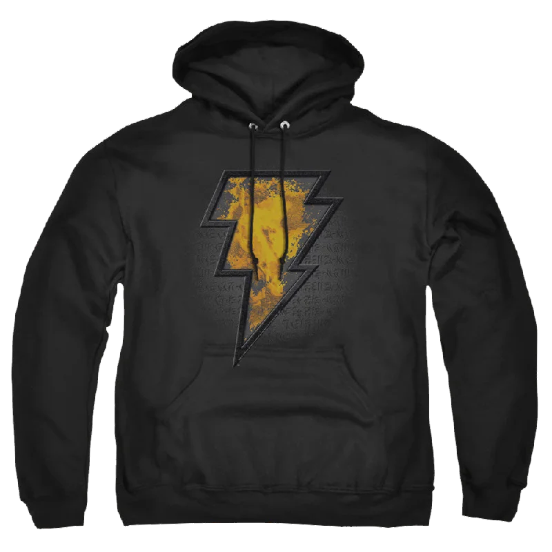 Great Bargains vintage hoodieBlack Adam Black Adam Beveled Emblem - Pullover Hoodie
