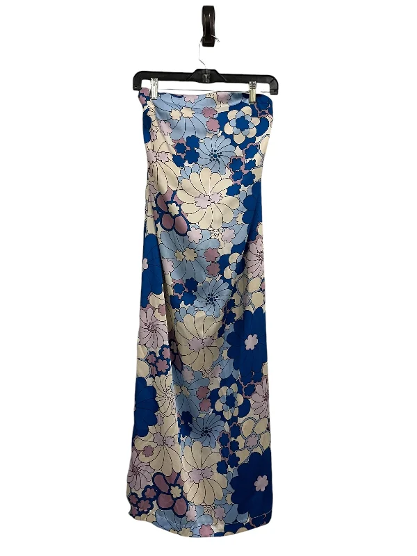 Limited Edition Dress Casual Midi By Zara In Blue, Size: Xs