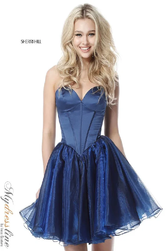 Early Access trendy wrap dressSherri Hill 51582