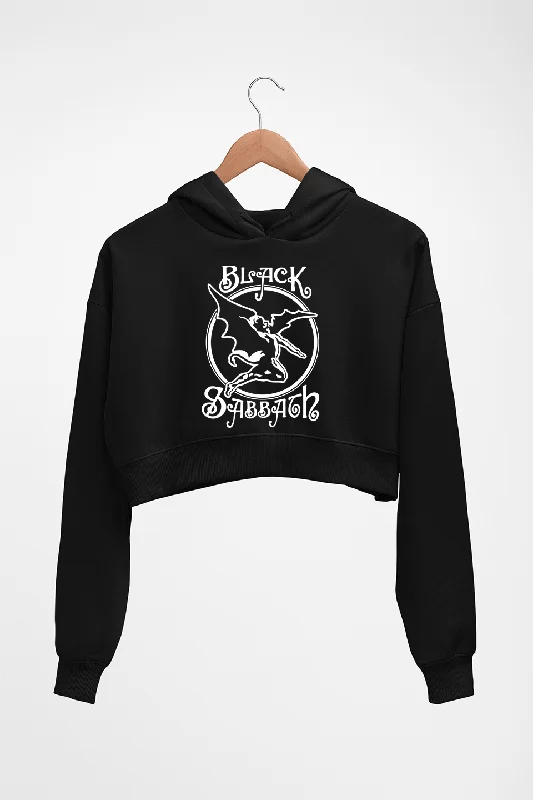 While Supplies Last cozy hooded sweatshirtBlack Sabbath Crop HOODIE FOR WOMEN