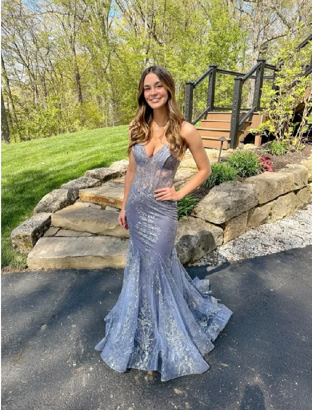 Now or Never casual shift dressGrey Mermaid Long Prom Dress Formal Party Dress,DP907