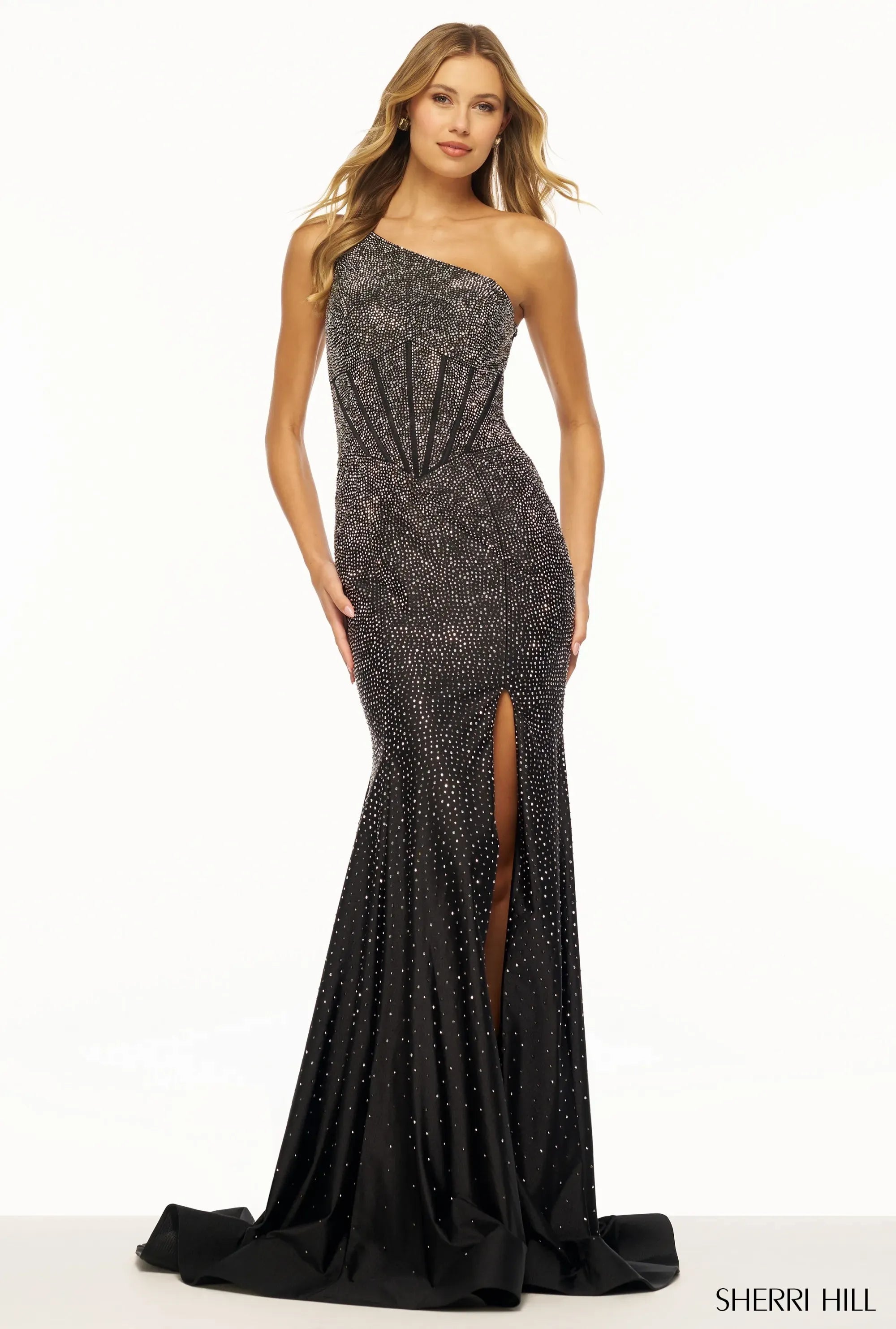Quick Sale satin dressSherri Hill 56181