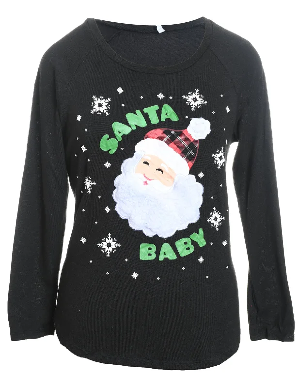 Closeout Sale Santa Claus Christmas Jumper - M