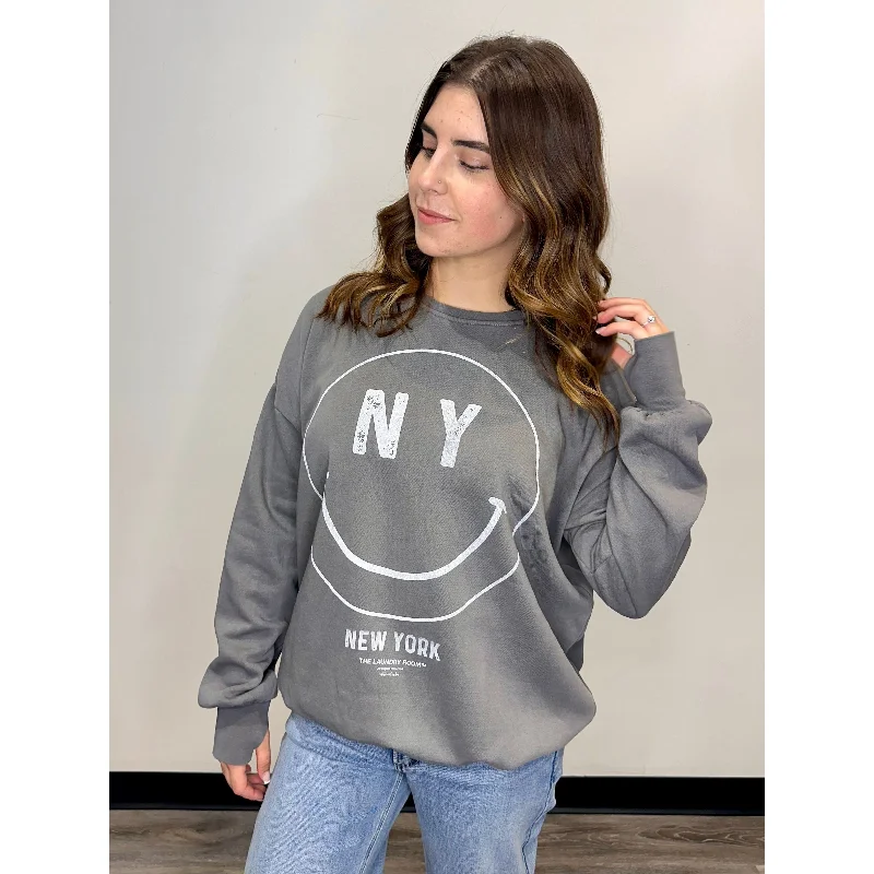 chic fitness hoodieLaundry Room NY Smiley Jumper