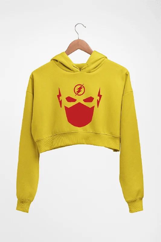 Limited Availability zippered hoodieFlash Superhero Crop HOODIE FOR WOMEN