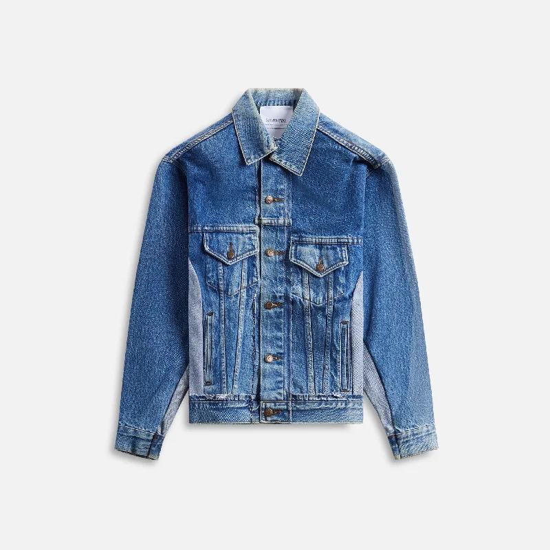YEAR-End Sale Sami Miro Vintage Porterhouse Jacket - Vintage Denim
