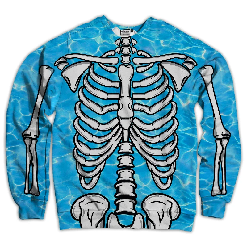 Super Bargain sleek workout sweatshirtPool Skeleton Unisex Sweatshirt
