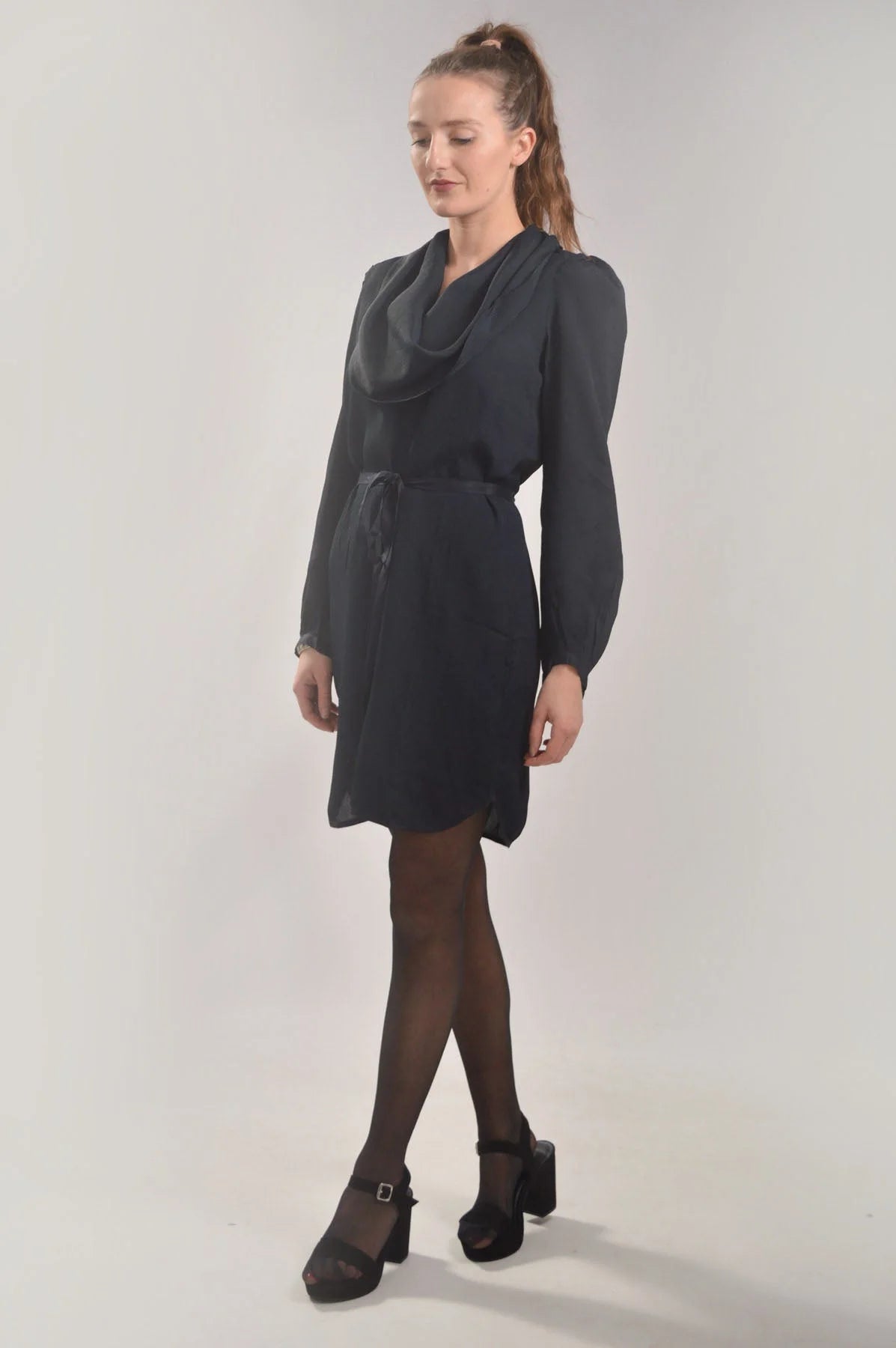 Daily Specials Crepe Cowl Neck Dress