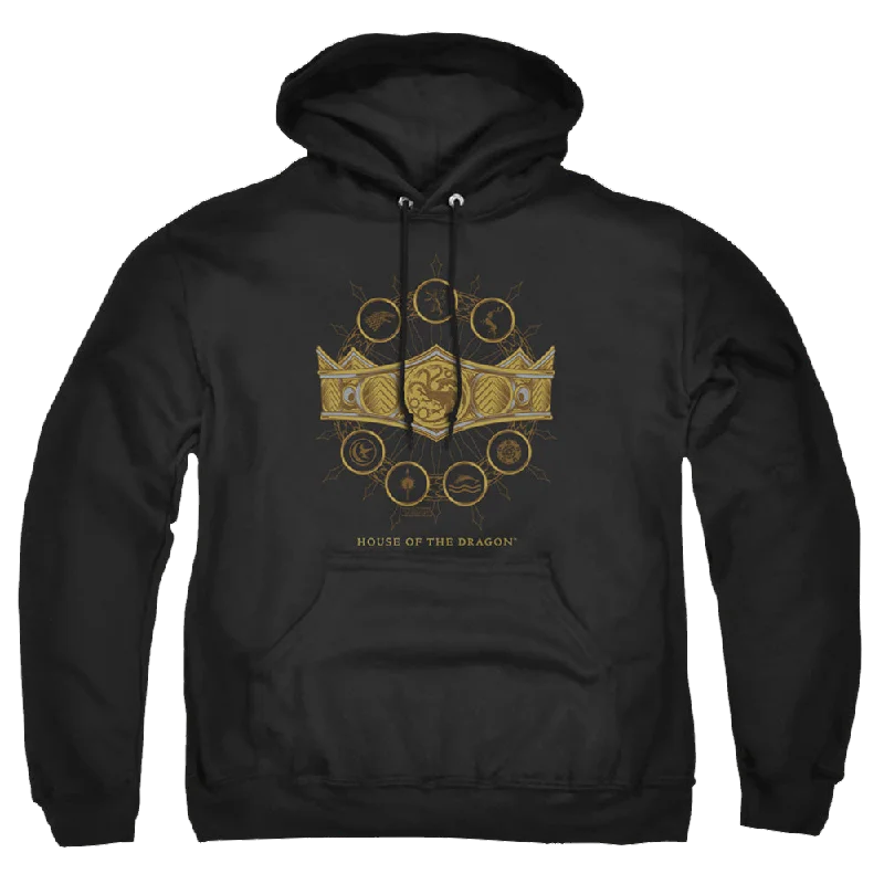 Stock Up and Save trendy hooded sweatshirtHouse of the Dragon Crown - Pullover Hoodie Stock Up and Save trendy hooded sweatshirtHouse of the Dragon Crown - Pullover Hoodie