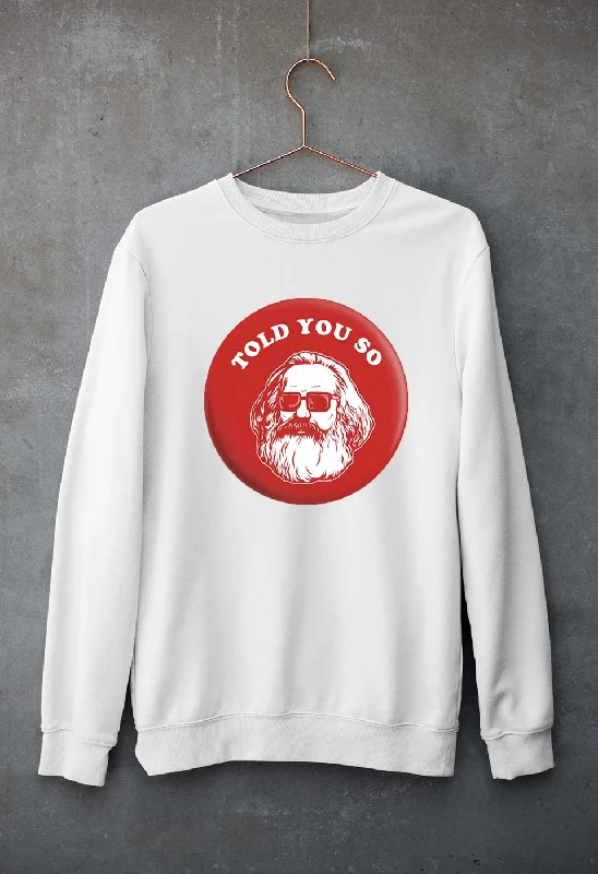 Limited Stock loose fit sports sweatshirtKarl Marx Unisex Sweatshirt for Men/Women