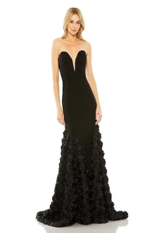 Bargain Prices floral wrap dressMac Duggal 65219