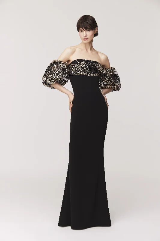 Exclusive Savings pleated maxi dressAudrey+Brooks 6745
