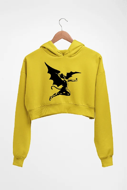 Clearance Sale modern hoodieBlack Sabbath Crop HOODIE FOR WOMEN