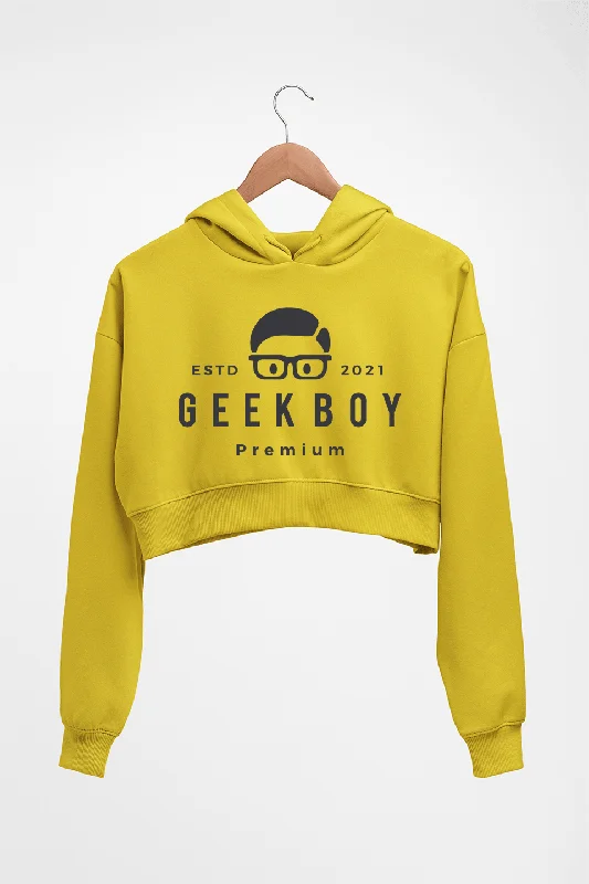 Super Bargain fitted hoodieGeek Crop HOODIE FOR WOMEN