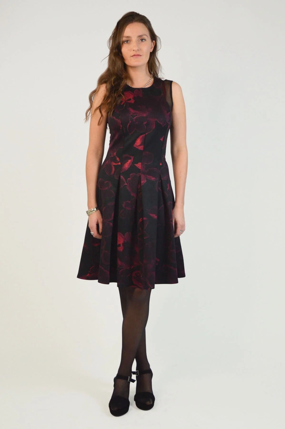 New Deals Floral Skater Dress