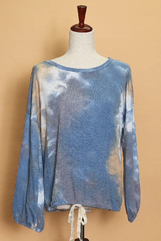 Tie Dye Tie Hem Sweater (7pc)