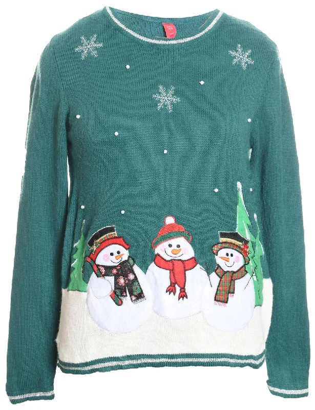 Snowman Christmas Jumper - S