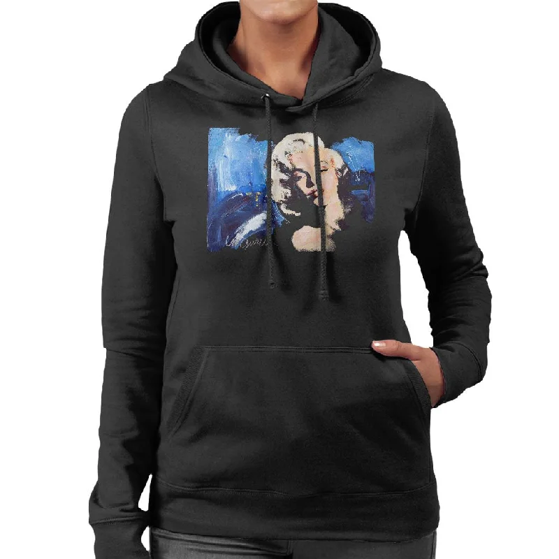 Savings Galore loose fit athletic hoodieSidney Maurer Original Portrait Of Marilyn Monroe Blonde Bombshell Women's Hooded Sweatshirt Savings Galore loose fit athletic hoodieSidney Maurer Original Portrait Of Marilyn Monroe Blonde Bombshell Women's Hooded Sweatshirt