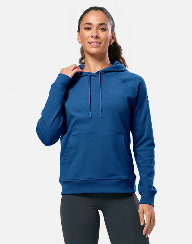 Markdowns simple hoodieChill Patch Hoodie in Petrol Blue