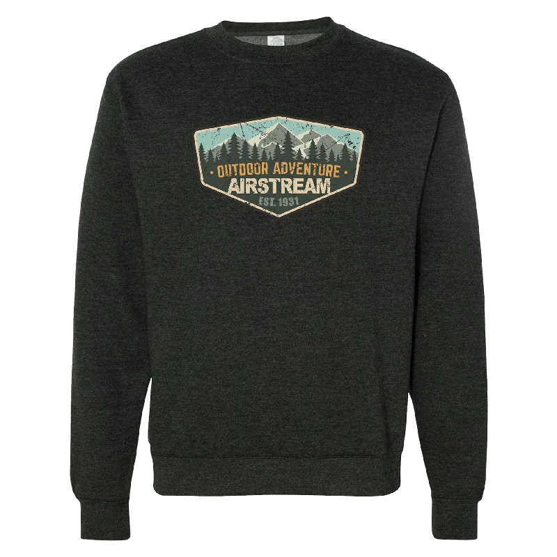 vibrant athletic hoodieAirstream 1931 Outdoor Adventure Badge Crew Neck Sweatshirt