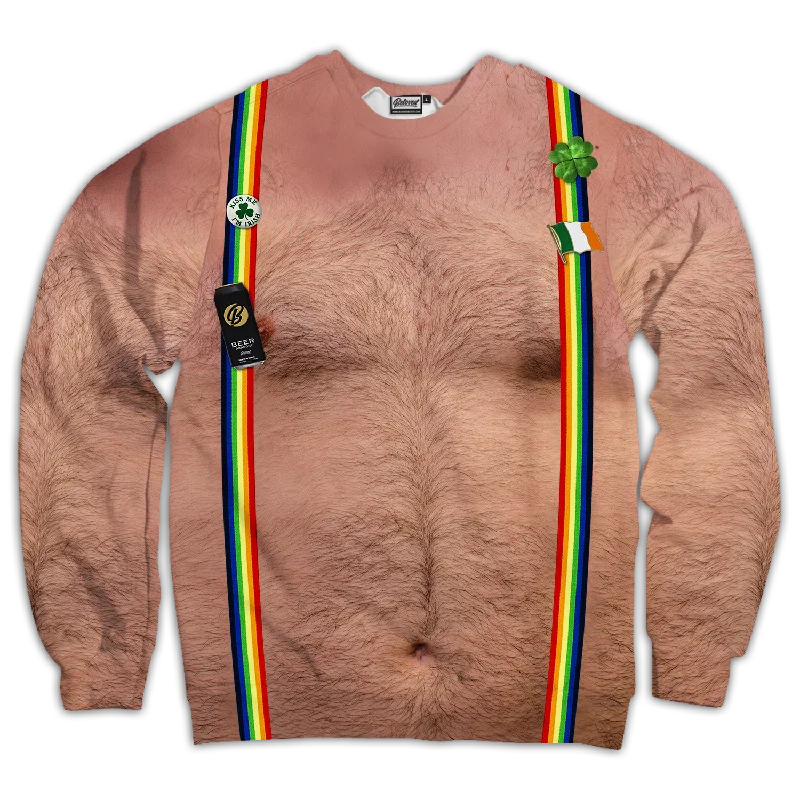 Can't Miss athletic streetwear sweatshirtIrish Sexy Chest Unisex Sweatshirt