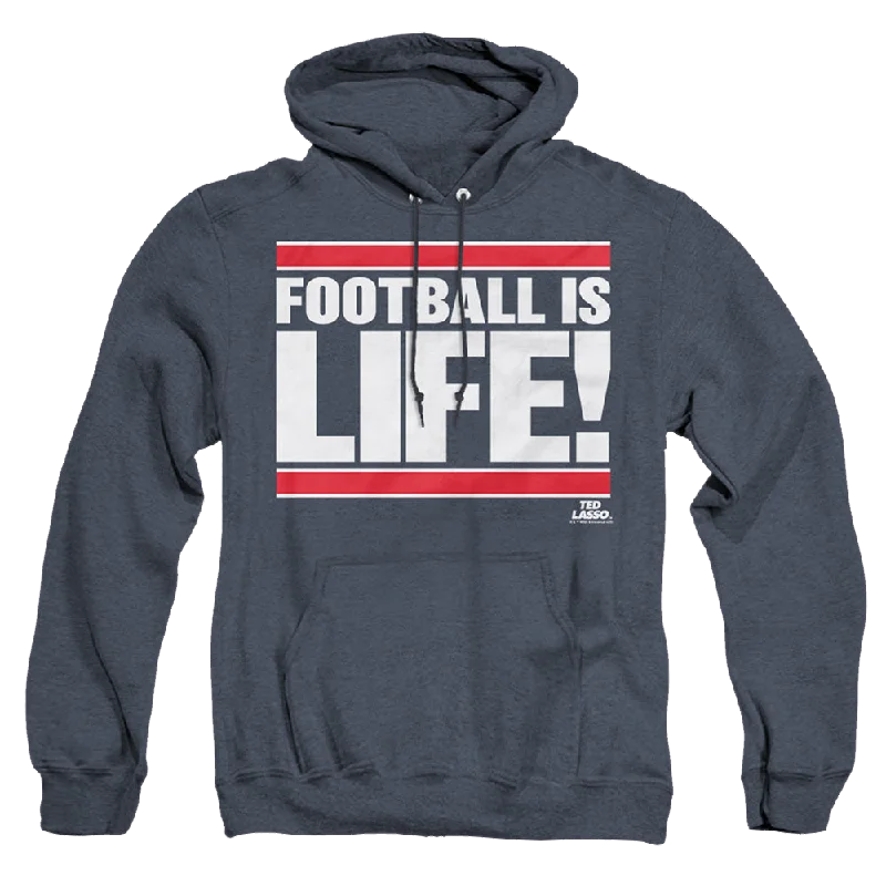 Loyalty Reward zip-up hooded sweatshirtTed Lasso Football Is Life - Heather Pullover Hoodie Loyalty Reward zip-up hooded sweatshirtTed Lasso Football Is Life - Heather Pullover Hoodie