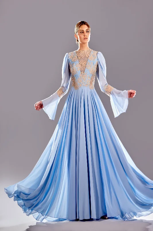 Super Sale ruffle dressReverie Couture SP2497