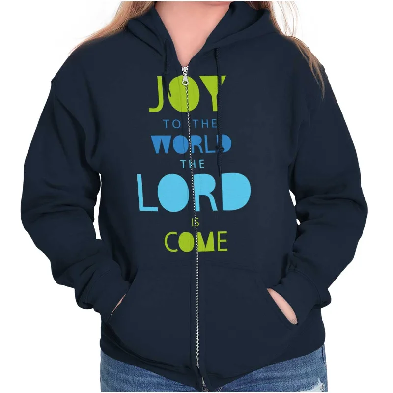 Flash Sale relaxed fit hoodieJoy To The World Zip Hoodie