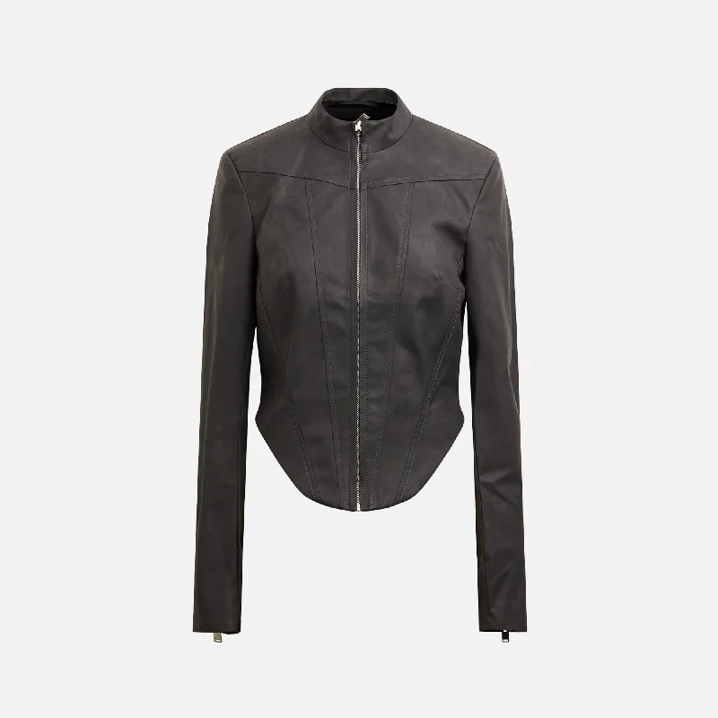 Fantastic Deals MISBHV Faded Faux Leather Jacket - Black