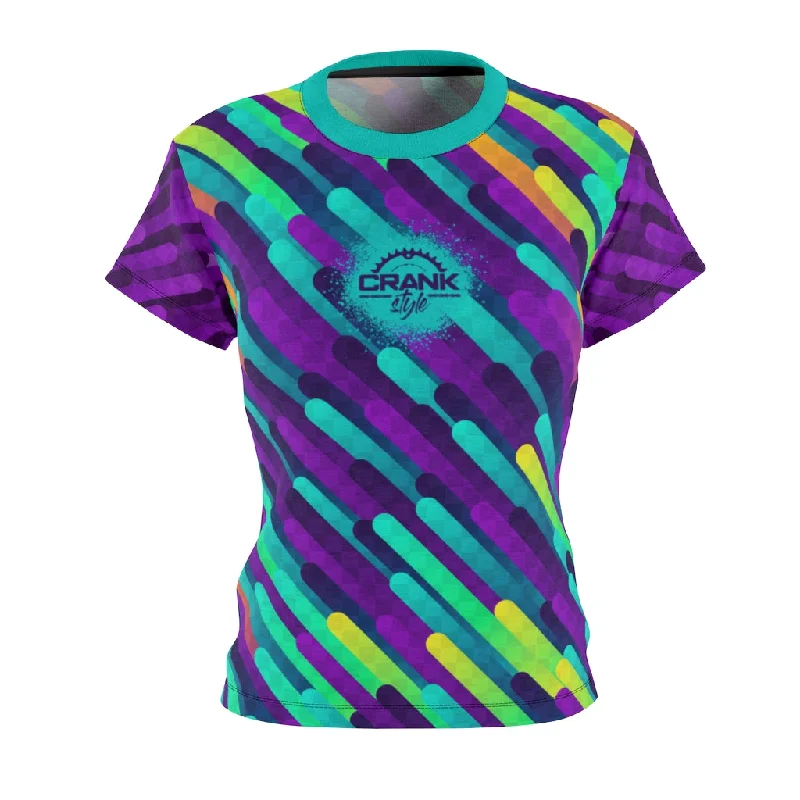 sleek sports hoodieLadies Abstract Check MTB Jersey